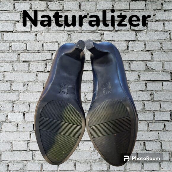 Women's Naturalizer Platform Heels Navy Blue Size 7 - Picture 6 of 6